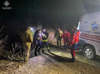 Посеред води на дереві сиділи двоє чоловіків: рятувальники розповіли про нічний випадок