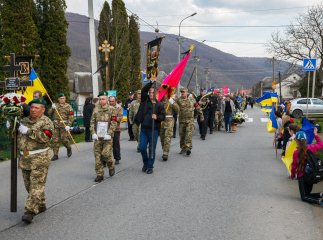 Закарпаття попрощалось із полеглим Героєм