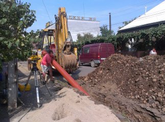 У Іршаві розпочали підготовчі роботи для будівництва водопровідної та каналізаційної мереж на одній із вулиць міста