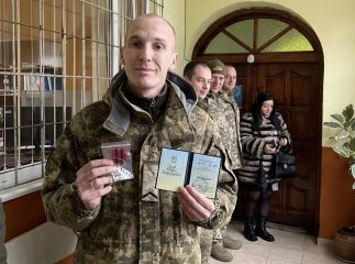 Військовий із Закарпаття отримав «Золотий хрест»