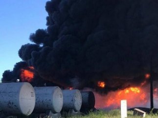 Росіяни завдали ракетні удари по Кривому Рогу. Горить нафтобаза