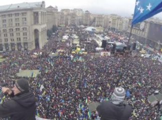 Дива підрахунку: міліція нарахувала на Майдані лише 50 тисяч людей (ФОТО, ВІДЕО)