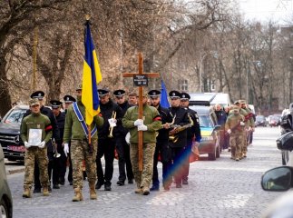 В Ужгороді поховали 29-річного воїна, який загинув у Донецькій області