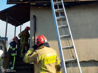 Вогнеборці гасили пожежу на Ужгородщині