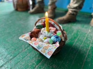 Як 128 бригада відзначала Великдень: опубліковано фото