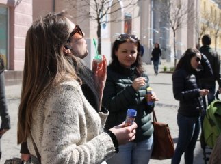 У центрі Ужгорода відбувся "БулькФест"