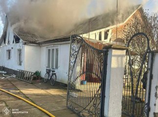 У селищі Вилок горів житловий будинок