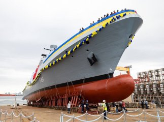 У Туреччині спустили на воду побудований для України корвет