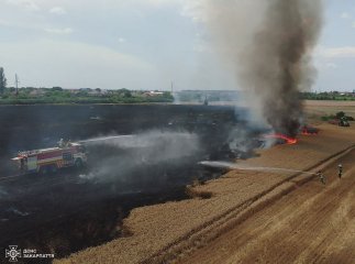 В області сьогодні гасили масштабну пожежу В області сьогодні гасили масштабну пожежу