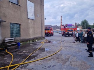 Пожежа на агропідприємстві у Сваляві