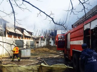 В області сталася пожежа на території монастиря