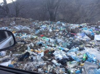 Нижній Бистрий "потопає" у смітті