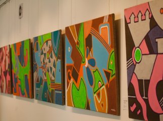 На День Незалежності в Ужгороді відкрили масштабну виставку робіт закарпатських художників