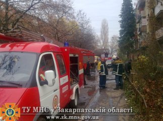 У Мукачеві ледь не згоріла квартира (ФОТО)