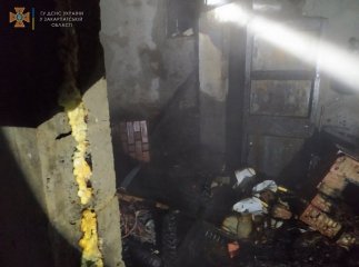 Ввечері рятувальники гасили пожежу