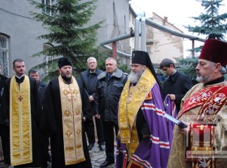 В Мукачівському міськвідділі міліції відкрили каплицю (ФОТО)