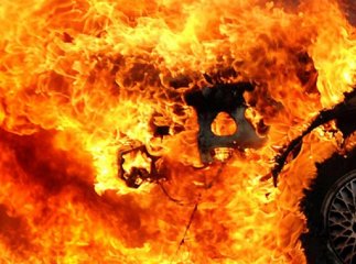 Сьогодні вночі горіла машина