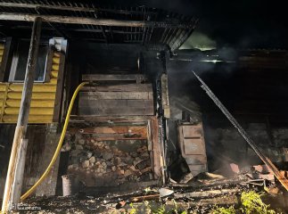 Вогнеборці розповіли про пожежу, яку гасили вночі у селі