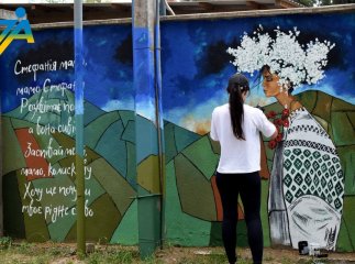 В Ужгороді створили нові патріотичні мурали