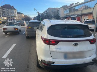 П’яна жінка скоїла аварію в Ужгороді