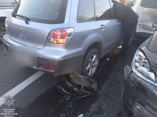 Патрульні розповіли подробиці потрійної аварії у Ракошині