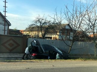 У Ракошині авто злетіло з дороги у врізалось в дерево