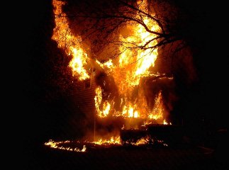 На Мукачівщині горів будинок