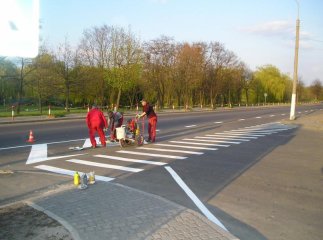 Ужгородська міська влада витратить на дорожню розмітку більше 700 тис. гривень