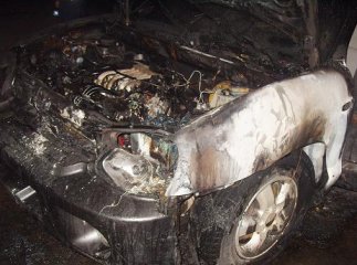 В Ужгороді спалили автомобіль заступника міського голови