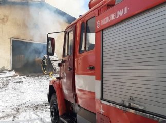 На території деревообробного підприємства спалахнула пожежа: фото