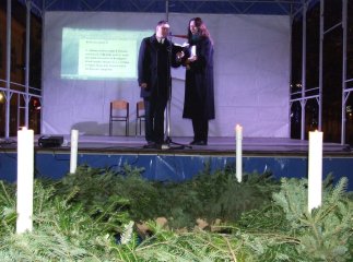У Берегові запалили четверту свічку Адвенту