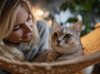 Котячий комфорт на висоті: як обрати ідеальний гамак для відпочинку компаньйона