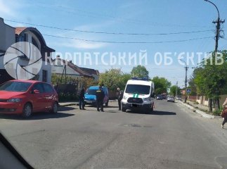 В Ужгороді трапилась ДТП за участю інкасаторського авто