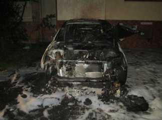 Офіційно: поліція відкрила кримінальне провадження щодо підпалу іномарки в Ужгороді