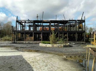 Рятувальники розповіли подробиці пожежі на базі відпочинку у Солотвині