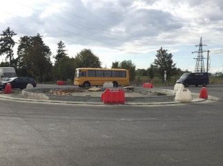 У Мукачеві будують нову кільцеву розв’язку