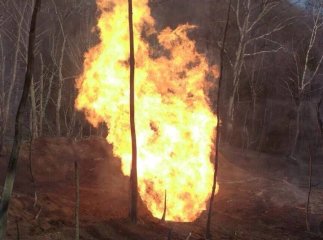 Біля Хуста на магістралі, яка забезпечує поставки газу до Європи, стався вибух