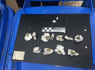 Патрульні Мукачева вилучили у чоловіка 10 згортків з марихуаною