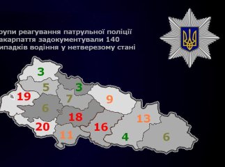 У яких районах Закарпаття найчастіше затримують п’яних водіїв: оприлюднено карту
