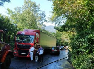 На Закарпатті сталася аварія за участі вантажівки
