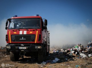 Під Ужгородом сталася чергова пожежа на сміттєзвалищі