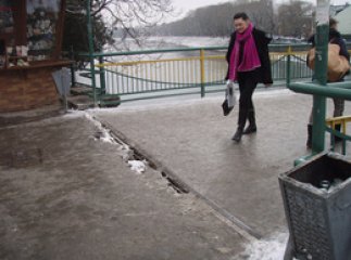 Для пішоходів Ужгород може розділитися на дві частини (ФОТО)