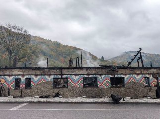 На Закарпатті вночі згорів відомий на всю країну ресторан