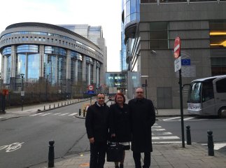 Голова Закарпатської облради Володимир Чубірко разом з депутатом Європарламенту відвідали Брюссель