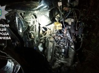 У Ракошині вночі "Пежо" з’їхало у кювет: трьох громадян забрала карета швидкої