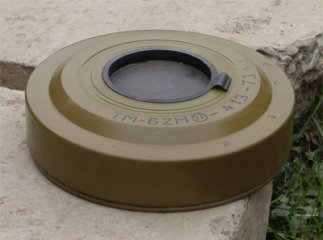 В одному із сіл Мукачівщини виявили протитанкову міну