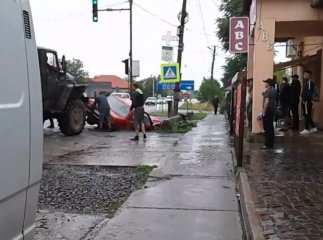У Ракошині трапилась аварія. Опубліковано відео