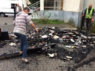 Вночі горів газетний кіоск