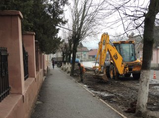 Перед одним із дитсадків Берегова батьки ініціювали облаштування клумби