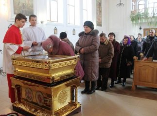 На Закарпаття вперше привезли мощі Блаженної Марти Вецької
